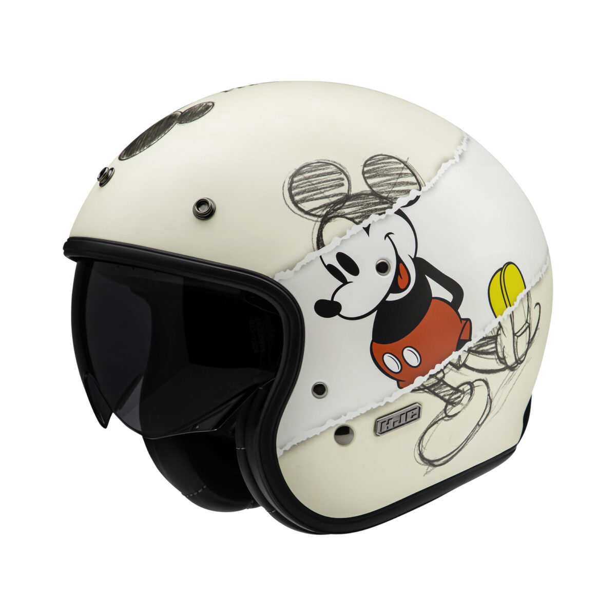 Motorhelm HJC, V31 Disney Mickey sketch - Afbeelding 1